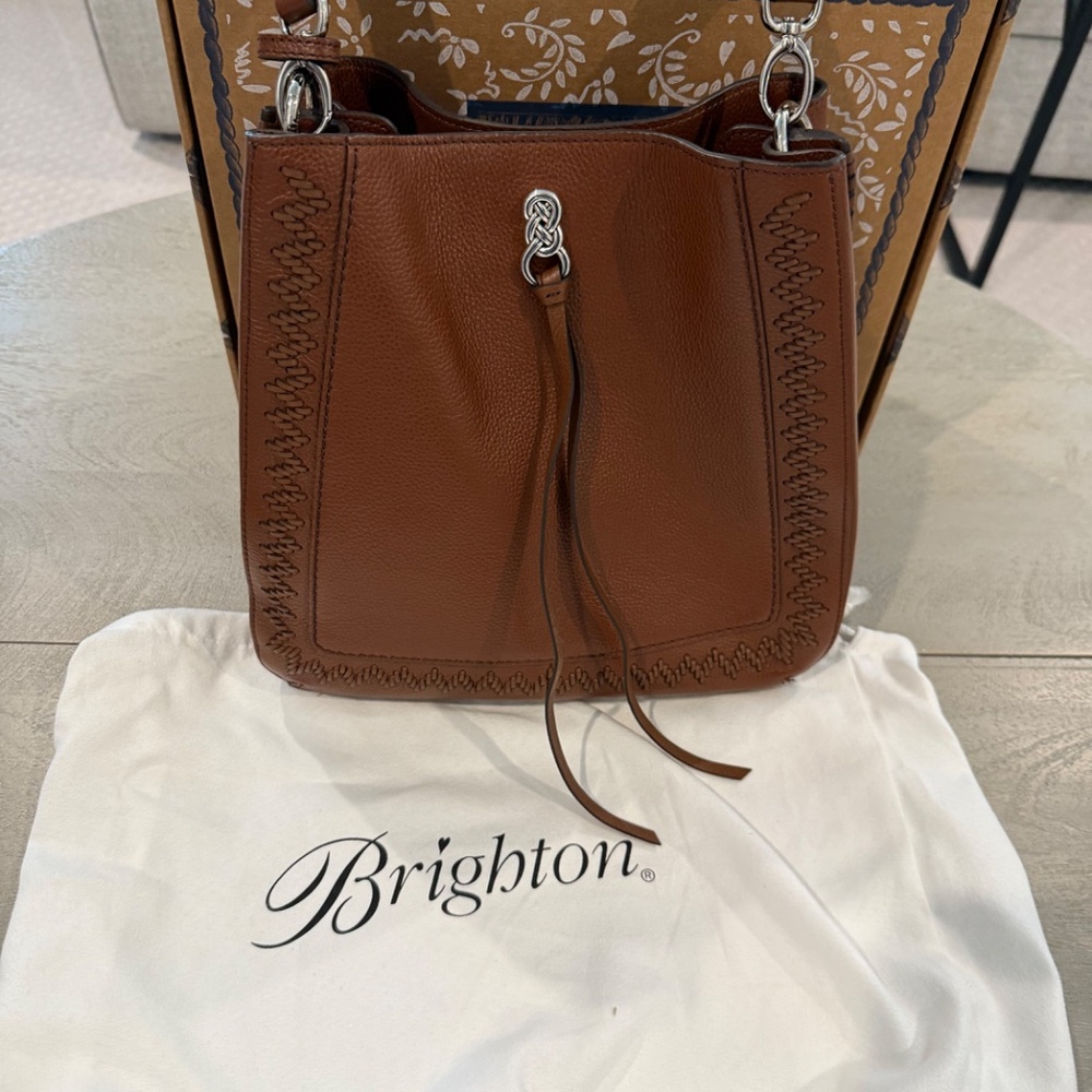 Brighton Brown Hobo Bag - Picture 5 of 10